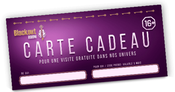 carte cadeau escape game