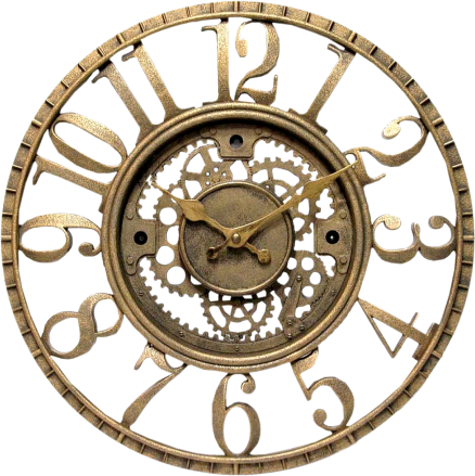 Steampunk clock face